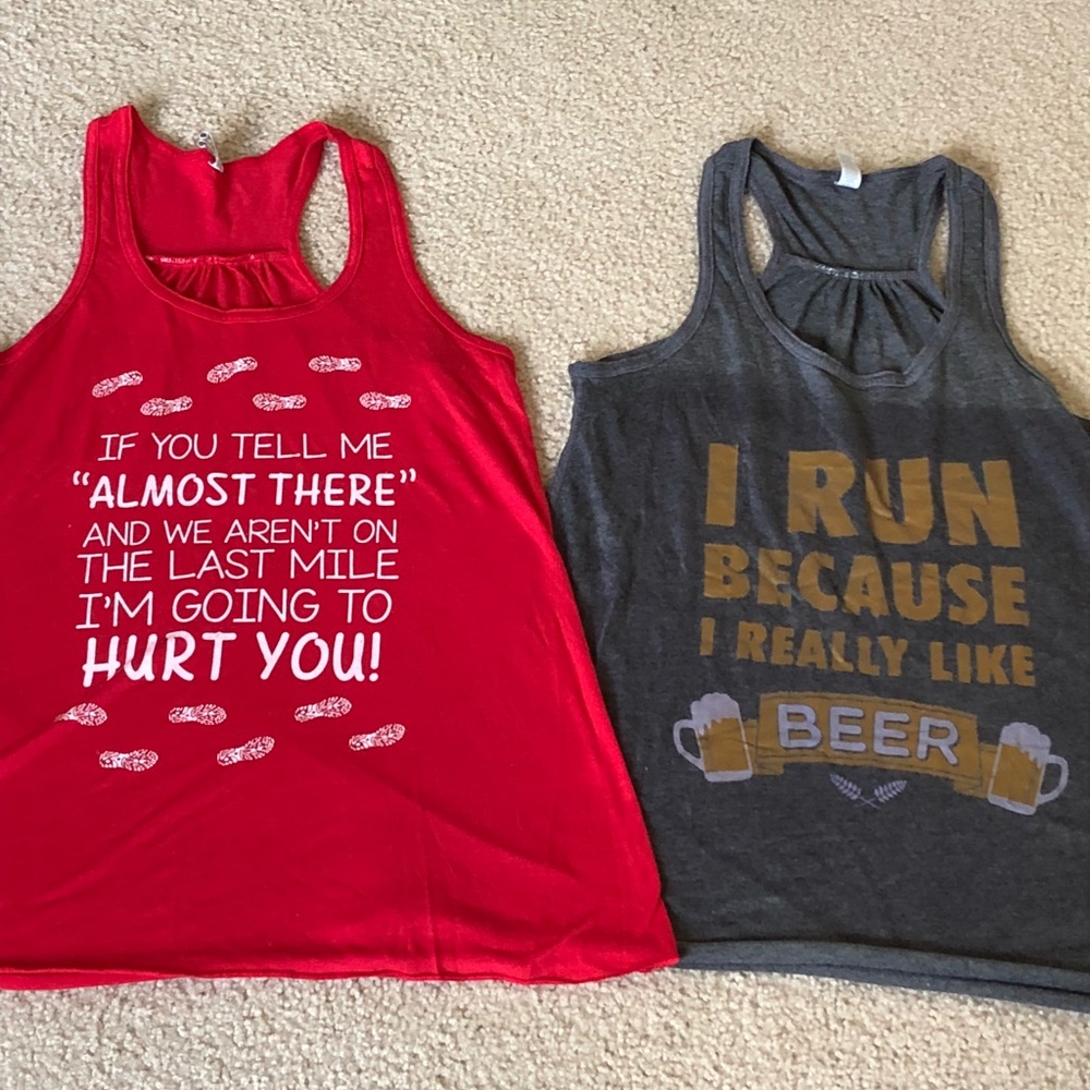 Running Tank Tops Bundle Large